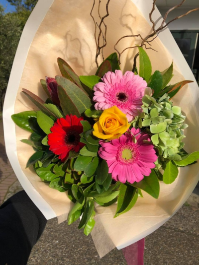 A Bright Hello - Say hello in style with this fabulous hand tied. Why not take the opportunity to be spontaneous and surprise them today with a stunning flower delivery by All For Love Flowers.